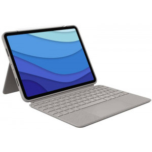 Logitech Husa protectie Combo Touch 920-010258 Sand pentru iPad Pro 12-9 inch (5th gen)