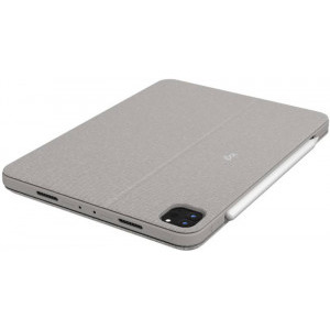 Logitech Husa protectie Combo Touch 920-010256 Sand pentru iPad Pro 11 inch (1st/2nd/3rd gen)
