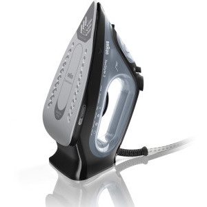 Braun Fier de calcat TexStyle 3 SI3055BK, 2400W, 45g/min, Negru
