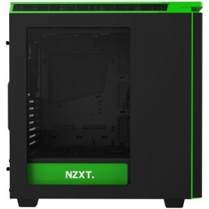 NZXT H440 Matte Black Green New Edition