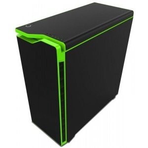 NZXT H440 Matte Black Green New Edition