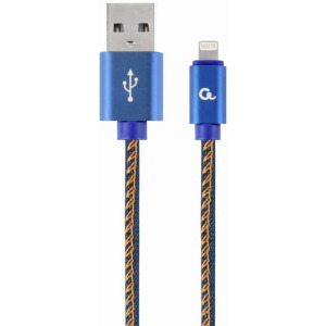 Gembird USB-A Male la Lightning Male, 1 m, Blue
