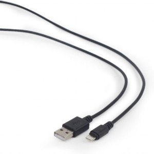 Gembird USB-A Male la Lightning Male, 1 m, Black
