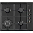 Plita incorporabila Fram FBH-V4IWF-RBK, Gaz, 4 arzatoare, Aprindere electrica integrata, Sistem de siguranta, Wok, 60 cm, Negru