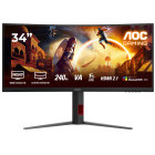 Monitor LED AOC Gaming CU34G4Z Curbat 34 inch UWQHD VA 0.3 ms 240 Hz HDR
