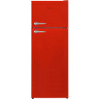 Frigider Fram FDD-VRL212RDE++, 212 L, Clasa E, Less Frost, Control mecanic, Iluminare LED, 145 cm, Rosu