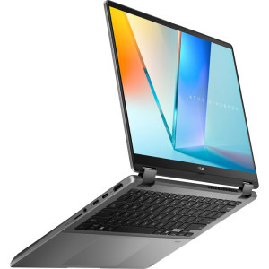 ASUS 14'' Vivobook 14 Flip TP3407SA, WUXGA OLED Touch, Procesor Intel® Core™ Ultra 5 226V (8M Cache, up to 4.50 GHz), 16GB LPDDR5X, 1TB SSD, Intel Arc 130V, Win 11 Pro, Matte Gray