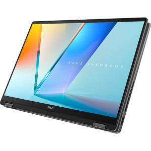 ASUS 14'' Vivobook 14 Flip TP3407SA, WUXGA OLED Touch, Procesor Intel® Core™ Ultra 5 226V (8M Cache, up to 4.50 GHz), 16GB LPDDR5X, 1TB SSD, Intel Arc 130V, Win 11 Pro, Matte Gray