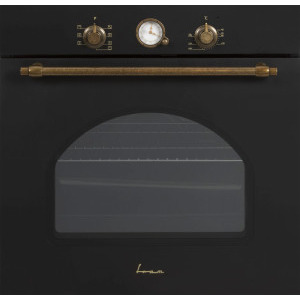 Fram FBO-S607GCAR-RBK, Electric, 60 L, Clasa A, Negru