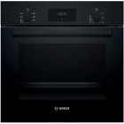 Cuptor incorporabil Bosch HBF133BA1, Electric, 66 L, Autocuratare catalitica, EcoClean Direct, HotAir Gentle, 3D HotAir, Clasa A, Negru
