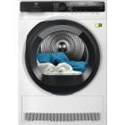 Uscator de rufe Electrolux EW8D585UCE, Pompa de caldura, 8 kg, Clasa B, Inverter, 3DSense, DelicateCare, MixCare, SmartSelect, My Electrolux Care, Iluminare interioara, Alb