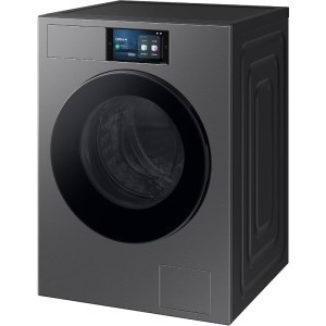 Samsung WF90F09C4SU4, Bespoke AI, 9 kg, 1400 RPM, Clasa A, Digital Inverter, AI Home, AI Wash, Eco Bubble, Quick Bubble, Hygiene Steam, Auto Dispense, Smart Things, Inox