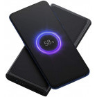 Baterie externa Xiaomi Qi Wireless, 10000 mAh, Suport 10W Wireless Fast Charging, USB-C, Black