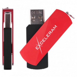 Exceleram P2 32GB USB 2.0 Red/Black
