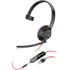Casti Poly Office/Call Center, Blackwire 5210 Monaural USB