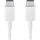 Cablu de date / adaptor Samsung USB-C Male la USB-C Male, 1.8 m, White, amperaj maxim suportat 3A