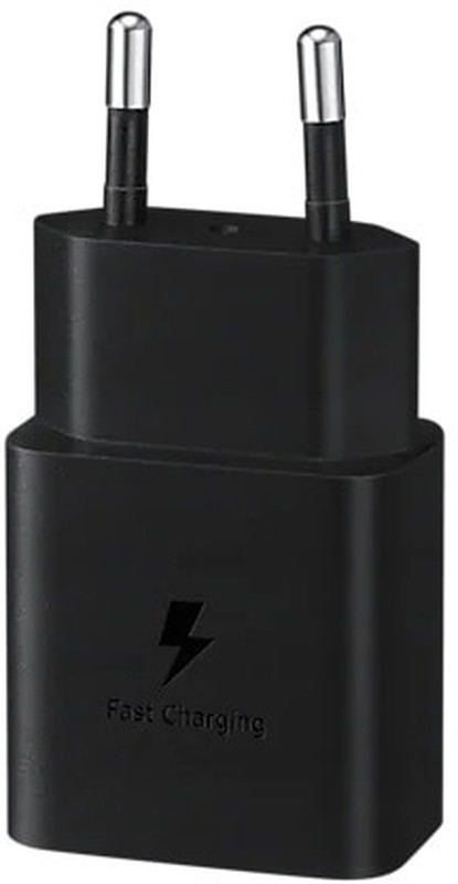 Incarcator retea Samsung EP-T1510X, negru, USB-C, Fast Charge 15W + cablu USB-C