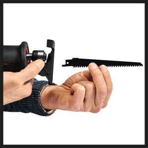 Einhell Fierastrau multifunctional PXC TE-AP 18 Li - Solo, 18 V, 22 mm lungime cursa, 100 mm adancime maxima taiere, 18 V, 2.5 Ah, incarcator
