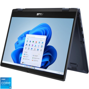 Laptop ASUS 14 ExpertBook B3 Flip B3402FVA, FHD Touch, Procesor Intel® Core™ i5-1335U (12M Cache, up to 4.60 GHz), 16GB DDR4, 256GB SSD, Intel Iris Xe, Win 11 Pro, Star Black