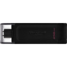 Memorie externa Kingston DataTraveler 70 256GB USB 3.2 Type-C Black