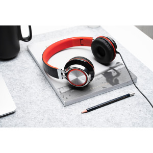 Spacer On-Ear, SPHS-SILVER Black-Red