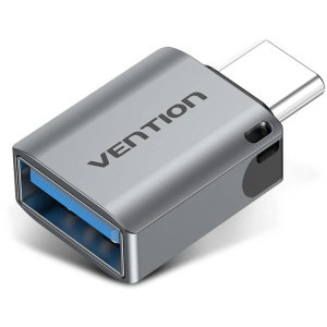 Vention 1x USB-C Male - 1x USB 3.2 gen 1 Female, Gri