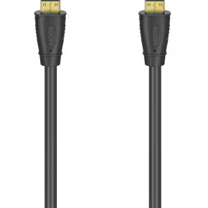 Cablu video Hama HDMI Male - HDMI Male, v1.4, 1.5 m, Negru