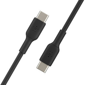 Belkin BoostCharge, USB-C Male la USB-C Male, 1 m, Black, amperaj maxim suportat 3A