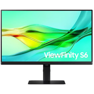 Monitor LED Samsung ViewFinity S6 LS24D600UAUXEN 24 inch QHD IPS 5 ms 100 Hz USB-C HDR