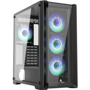 Carcasa ALPHAGEAR Purifier V2 glass ARGB black - PC Garage