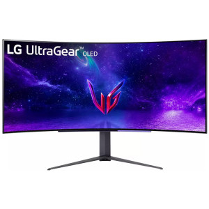 Monitor LED LG Gaming UltraGear 45GR95QE-B Curbat 44.5 inch UWQHD