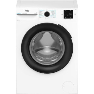 Masina de spalat rufe Beko BM3WFSU38413WB, 8 kg, 1400 RPM, Clasa A, ProSmart Inverter, SteamCure, AddXtra, WaterMode, ColdWash, Alb
