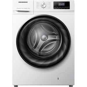 Masina de spalat rufe cu uscator Heinner HWDM-H8514A, Spalare 8 kg, Uscare 5 kg, 1400 RPM, Clasa A, Inverter, Display LED, Blocare acces copii, Alb