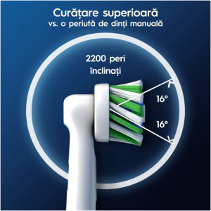 Oral-B Rezerva periuta de dinti electrica Cross Action Alb, 10 buc