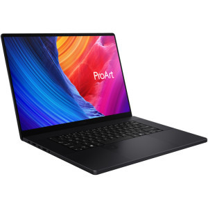 ASUS 16'' ProArt P16 OLED H7606WP, 3K 120Hz Touch, Procesor AMD Ryzen™ AI 9 HX 370 (24M Cache, up to 5.1 GHz), 64GB LPDDR5X, 2TB SSD, GeForce RTX 5070 8GB, Win 11 Pro, Nano Black