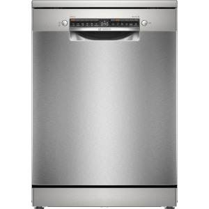 Masina de spalat vase Bosch SMS4EVI04E, 13 seturi, 6 programe, Clasa D, EcoSilence Drive, EfficientDry, VarioFlex, VarioDrawer, RackMatic, AquaStop, AquaSensor, Home Connect, 60 cm, Inox