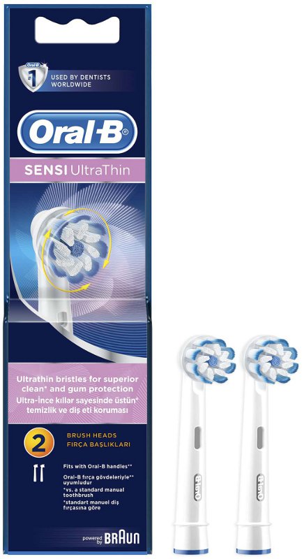Oral-B Rezerva periuta de dinti electrica Sensitive Ultrathin, 2 buc