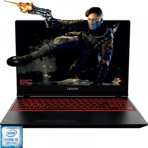 Lenovo Gaming 15.6'' Legion Y7000, FHD IPS, Procesor Intel® Core™ i5-9300HF (8M Cache, up to 4.10 GHz), 8GB DDR4, 1TB + 128GB SSD, GeForce GTX 1650 4GB, No OS, Black