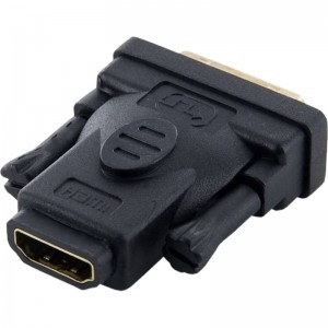 4World 1x DVI-D Male - 1x HDMI Female, negru
