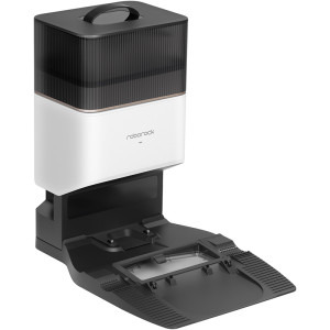 Roborock S8 Plus, S8P02-00, aspirator si mop, 5200 mAh, 6000Pa, 750 ml, 4 senzori, 4 harti, 50 W, 180 min autonomie, Alb, Li-Ion 5200 mAh, 0.750L