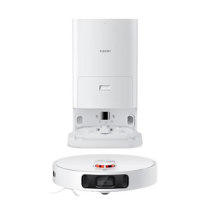 Xiaomi X10+, Wi-Fi, aspirare&spalare simultana, 70 W, 4800mAh, 4000pa, senzor covoare, 350ml, recipient apa 800ml, statie de golire, Alb, Li-Ion 4800 mAh, 0.35L