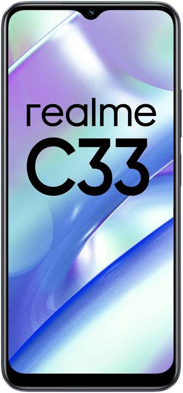 Smartphone Realme C33, 64GB, 4GB RAM, Dual SIM, 4G, Tri-Camera, Night Sea
