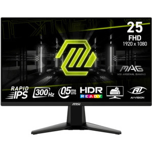 Monitor LED MSI Gaming MAG 255XF 24.5 inch FHD IPS 0.5 ms 300 Hz FreeSync Premium HDR