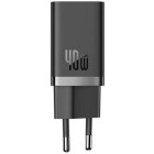Incarcator retea Baseus GaN5, 2x USB-C, Quick Charge 40 W, Black