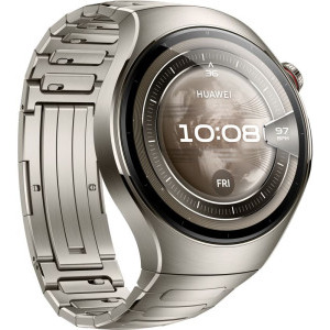 Huawei Watch 5, 46mm Aerospace-Grade Titanium, curea Titanium