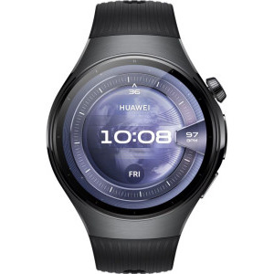 Huawei Watch 5, 46mm Black Stainless Steel, curea Black