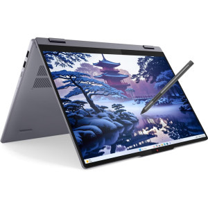 Lenovo 16'' IdeaPad 5 2-in-1 16IAL10, WUXGA IPS Touch, Procesor Intel® Core™ Ultra 7 255H (24M Cache, up to 5.10 GHz), 16GB LPDDR5X, 1TB SSD, Intel Arc 140T, Win 11 Home, Luna Grey