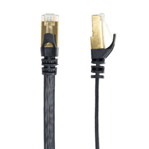 Cablu retea PNI CAT7 Patch Cable 32AWG STP 15m Negru