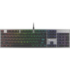Tastatura Gaming Genesis THOR 420 RGB, Content Slim Blue Switch, Mecanica, Silver