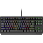 Tastatura Gaming Genesis Thor 230 TKL RGB, Outemu Brown Switch, Mecanica, Black